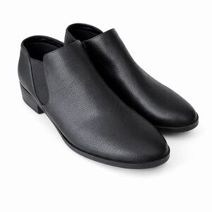 Kensie Sammy Black Ankle Boots Women’s 10M New Side Zip Close